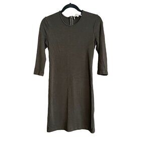 Philosophy Dark Brown Dress, Size M Medium. Heavy Jersey T-shirt Style.